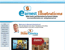 Tablet Screenshot of earnestillustrations.com